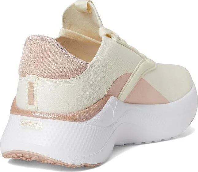 PUMA Softride Mayve Running Shoes Women's Running Shoes Frosted Ivory/Rose Quartz : 9 B - Medium, Synthetic - Image 4