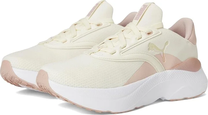 PUMA Softride Mayve Running Shoes Women's Running Shoes Frosted Ivory/Rose Quartz : 9 B - Medium, Synthetic