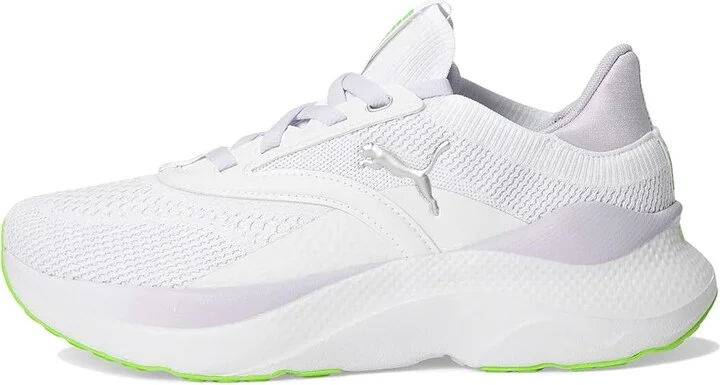 PUMA Softride Mayve Running Shoes Women's Running Shoes Puma White/Lilac Frost/Green Glare : 5.5 B - Medium, Synthetic - Image 6