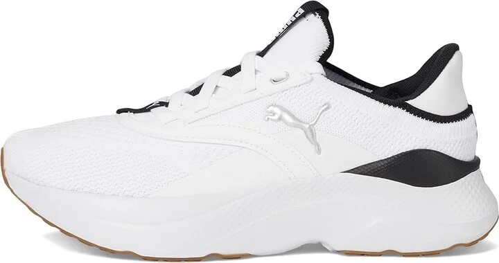 PUMA Softride Mayve Running Shoes Women's Running Shoes Puma White/Puma Black/Puma Silver : 10 B - Medium, Synthetic - Image 6