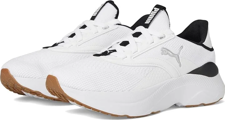 PUMA Softride Mayve Running Shoes Women's Running Shoes Puma White/Puma Black/Puma Silver : 10 B - Medium, Synthetic
