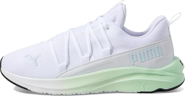 PUMA Softride One4All Mesh Fade Women's Shoes PUMA White/Dewdrop/Fresh Mint : 6 B - Medium - Image 6