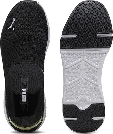 PUMA Softride Pro Echo Slip-On Nm Women's Shoes PUMA Black/Gray Fog/PUMA White : 5.5 B - Medium - Image 3