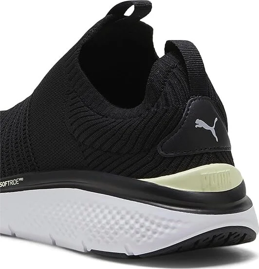 PUMA Softride Pro Echo Slip-On Nm Women's Shoes PUMA Black/Gray Fog/PUMA White : 5.5 B - Medium - Image 4