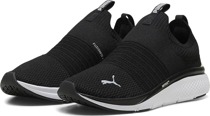 PUMA Softride Pro Echo Slip-On Nm Women's Shoes PUMA Black/Gray Fog/PUMA White : 5.5 B - Medium