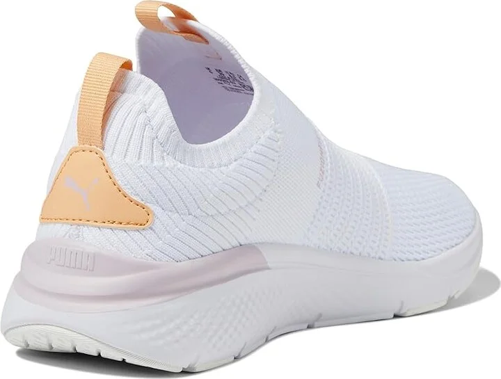PUMA Softride Pro Echo Slip-On Nm Women's Shoes Puma White/Grape Mist/Peach Fizz : 9 B - Medium - Image 4