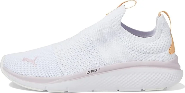PUMA Softride Pro Echo Slip-On Nm Women's Shoes Puma White/Grape Mist/Peach Fizz : 9 B - Medium - Image 6