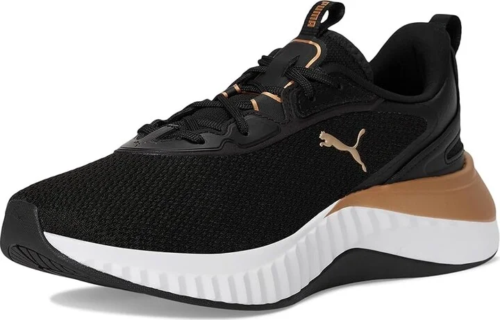 PUMA Softride Sera Cross Training Shoes Women's Shoes Black/Gold : 8.5 B - Medium, Textile - Image 5