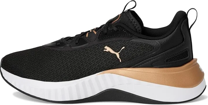 PUMA Softride Sera Cross Training Shoes Women's Shoes Black/Gold : 8.5 B - Medium, Textile - Image 6
