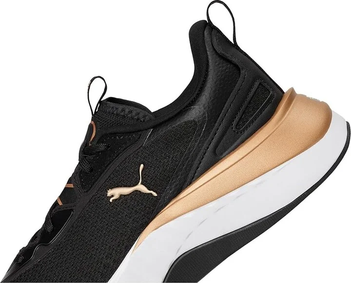 PUMA Softride Sera Cross Training Shoes Women's Shoes Black/Gold : 8.5 B - Medium, Textile - Image 7
