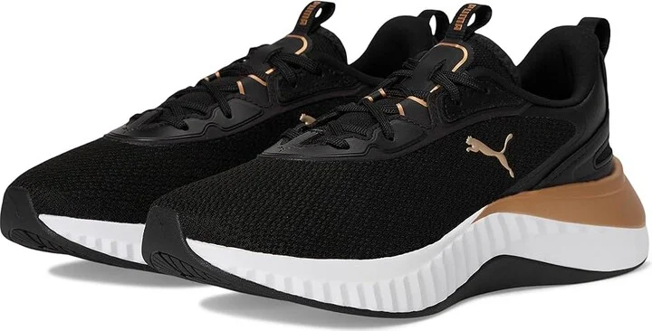 PUMA Softride Sera Cross Training Shoes Women's Shoes Black/Gold : 8.5 B - Medium, Textile
