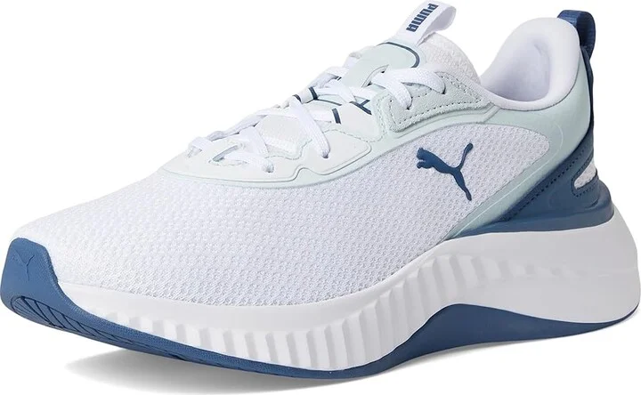 PUMA Softride Sera Cross Training Shoes Women's Shoes White/Dark Indigo/Sea Glass : 7.5 B - Medium, Textile - Image 5