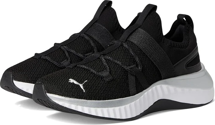 PUMA Softride Sera Slip-on Cross Training Shoes Women's Shoes Black : 6.5 B - Medium, Textile