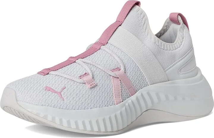 PUMA Softride Sera Slip-on Cross Training Shoes Women's Shoes Feather Gray/Poised Pink/Mauve Mist : 5.5 B - Medium, Textile - Image 5