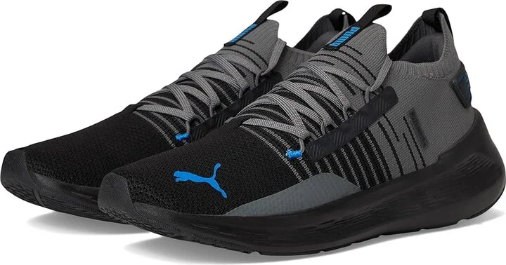 PUMA Softride Symmetry Fuzion Cross Training Shoes Men's Cross Training Shoes Puma Black-Cool Dark Gray-Puma Team Royal : 7 D - Medium