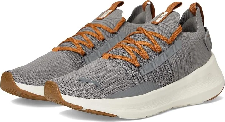 PUMA Softride Symmetry Fuzion Running Shoes Men's Shoes Cool Dark Gray/Warm White/Brandy : 10 D - Medium