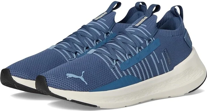 PUMA Softride Symmetry Fuzion Running Shoes Men's Shoes Dark Indigo/Cool Blue/Alpine Snow : 8.5 D - Medium