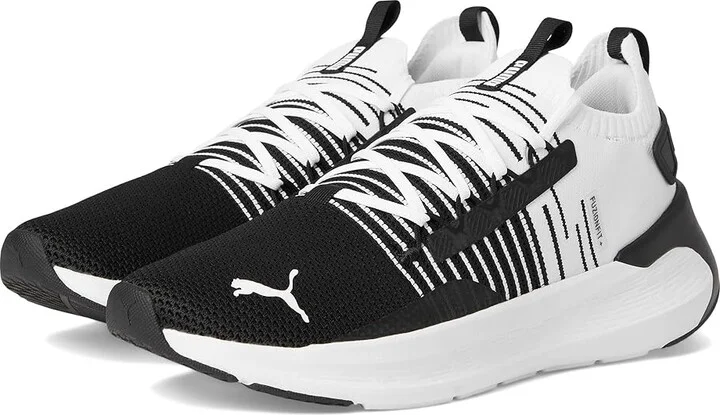 PUMA Softride Symmetry Fuzion Running Shoes Men's Shoes PUMA Black/Cool Dark Gray/PUMA White : 14 D - Medium
