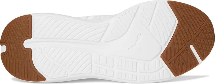 PUMA Softride Symmetry Fuzion Running Shoes Men's Shoes White/Vapor Gray/Gum : 8.5 D - Medium - Image 3