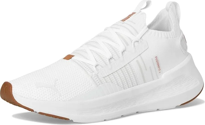 PUMA Softride Symmetry Fuzion Running Shoes Men's Shoes White/Vapor Gray/Gum : 8.5 D - Medium - Image 5