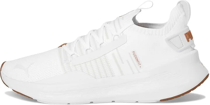 PUMA Softride Symmetry Fuzion Running Shoes Men's Shoes White/Vapor Gray/Gum : 8.5 D - Medium - Image 6