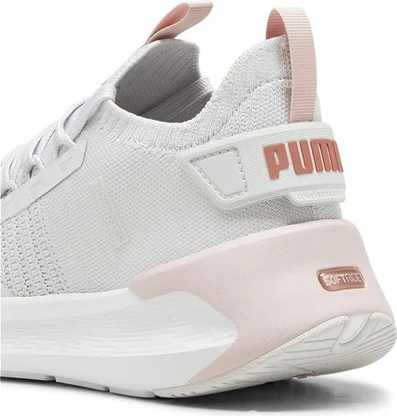PUMA Softride Symmetry Fuzion Running Shoes Women's Shoes Feather Gray/Mauve Mist/Rose Gold : 6.5 B - Medium, Synthetic/Textile - Image 3
