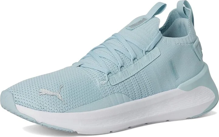 PUMA Softride Symmetry Fuzion Running Shoes Women's Shoes Frosted Dew/PUMA Silver : 9.5 B - Medium, Synthetic/Textile - Image 5