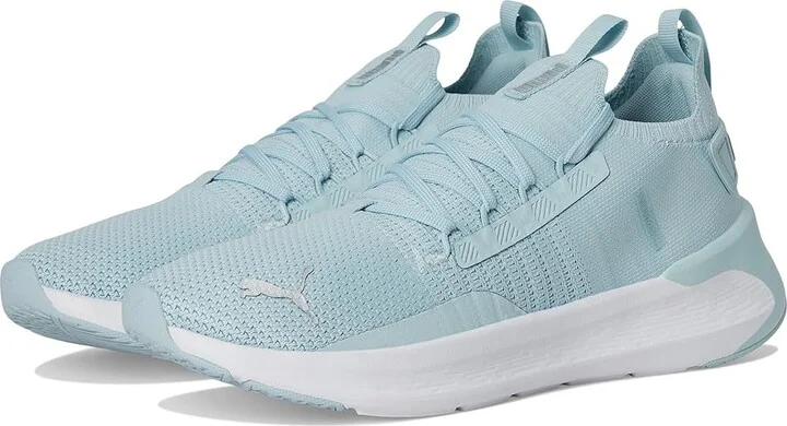 PUMA Softride Symmetry Fuzion Running Shoes Women's Shoes Frosted Dew/PUMA Silver : 9.5 B - Medium, Synthetic/Textile