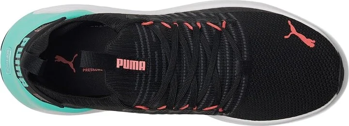 PUMA Softride Symmetry Fuzion Running Shoes Women's Shoes Puma Black-Aquatic-Peach Frost : 5.5 B - Medium, Synthetic/Textile - Image 2