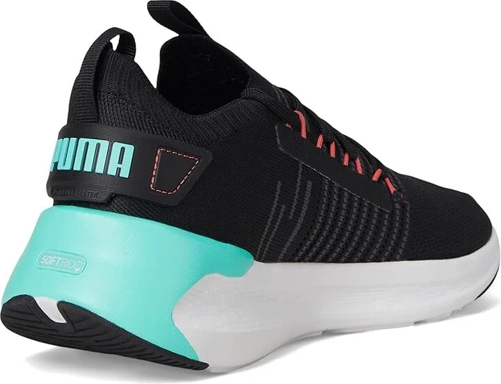 PUMA Softride Symmetry Fuzion Running Shoes Women's Shoes Puma Black-Aquatic-Peach Frost : 5.5 B - Medium, Synthetic/Textile - Image 4