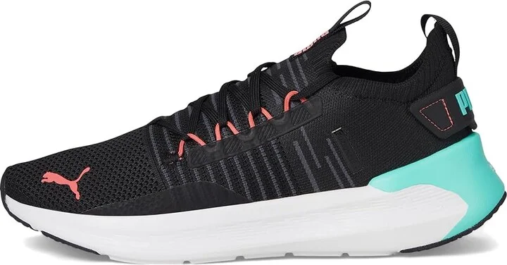 PUMA Softride Symmetry Fuzion Running Shoes Women's Shoes Puma Black-Aquatic-Peach Frost : 5.5 B - Medium, Synthetic/Textile - Image 6