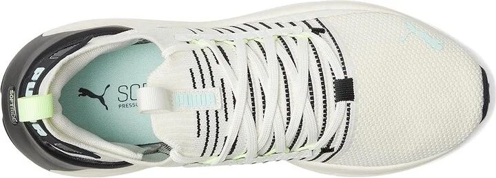 PUMA Softride Symmetry Fuzion Running Shoes Women's Shoes Warm White/Mint Melt/Black : 11 B - Medium, Synthetic/Textile - Image 2