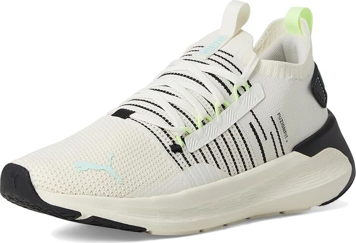 PUMA Softride Symmetry Fuzion Running Shoes Women's Shoes Warm White/Mint Melt/Black : 11 B - Medium, Synthetic/Textile - Image 5