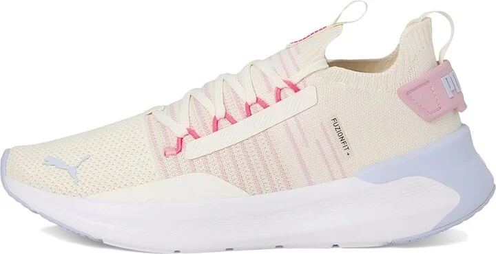 PUMA Softride Symmetry Fuzion Running Shoes Women's Shoes Warm White/Rose Mauve/Cool Weather : 11 B - Medium, Synthetic/Textile - Image 6