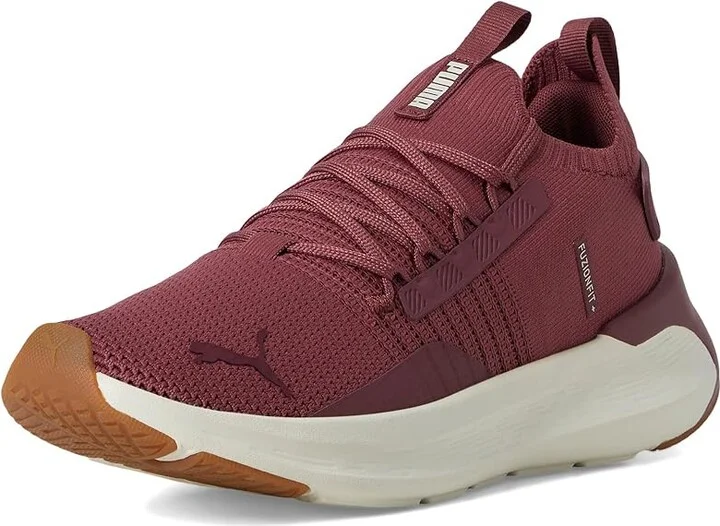 PUMA Softride Symmetry Fuzion Running Shoes Women's Shoes Wood Violet/Alpine Snow : 6.5 B - Medium, Synthetic/Textile - Image 5