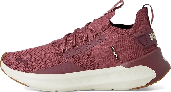 PUMA Softride Symmetry Fuzion Running Shoes Women's Shoes Wood Violet/Alpine Snow : 6.5 B - Medium, Synthetic/Textile - Image 6
