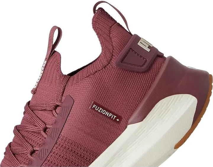 PUMA Softride Symmetry Fuzion Running Shoes Women's Shoes Wood Violet/Alpine Snow : 6.5 B - Medium, Synthetic/Textile - Image 7