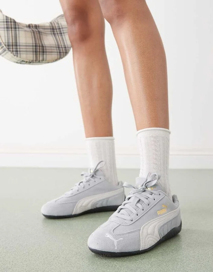 Puma Speedcat OG sneakers in gray and white