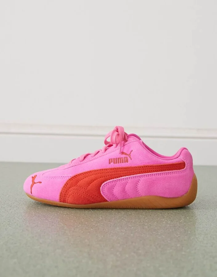 Puma Speedcat OG sneakers in pink and red - Image 2