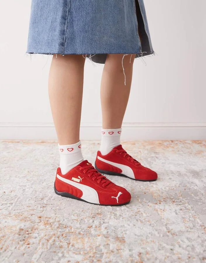Puma Speedcat OG sneakers in red - Image 4
