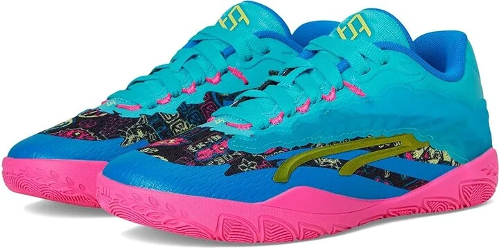 Bright Aqua,fluro Pink Pes,puma Black