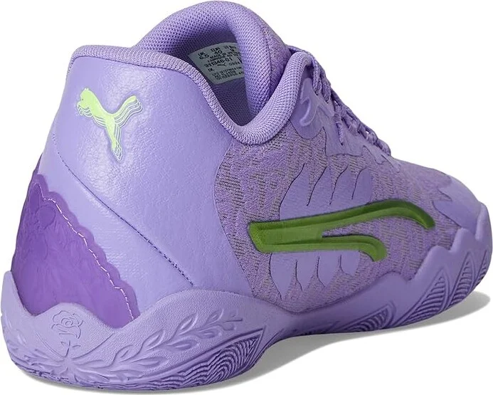 PUMA Stewie 3 Basketball Shoes Women's Basketball Shoes Lavender Alert : 9 B - Medium, Rubber - Image 4