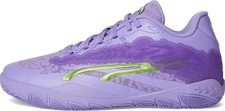 PUMA Stewie 3 Basketball Shoes Women's Basketball Shoes Lavender Alert : 9 B - Medium, Rubber - Image 6