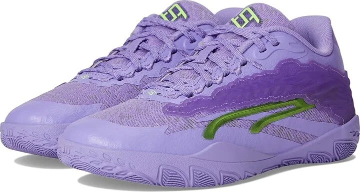 PUMA Stewie 3 Basketball Shoes Women's Basketball Shoes Lavender Alert : 9 B - Medium, Rubber