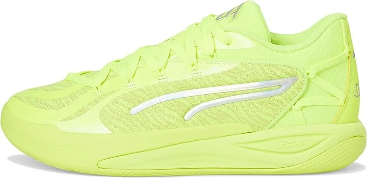 PUMA Stewie Basketball Shoes Women's Basketball Shoes Lime Squeeze/Lime Sheen : 10.5 B - Medium, Synthetic/Textile - Image 6