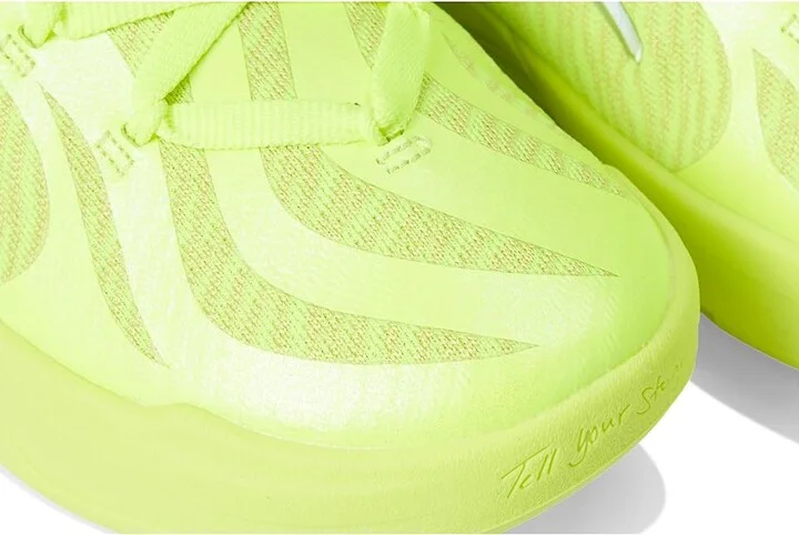 PUMA Stewie Basketball Shoes Women's Basketball Shoes Lime Squeeze/Lime Sheen : 10.5 B - Medium, Synthetic/Textile - Image 7