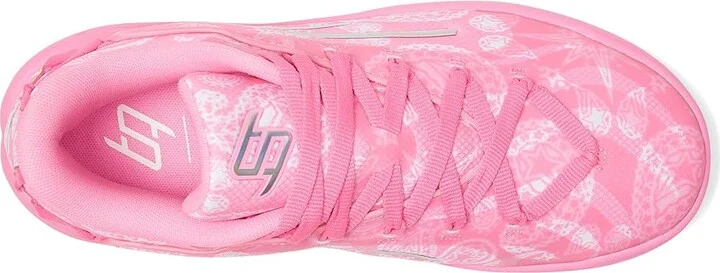 PUMA Stewie Basketball Shoes Women's Basketball Shoes Pink Pixel/White : 10.5 B - Medium, Synthetic/Textile - Image 2