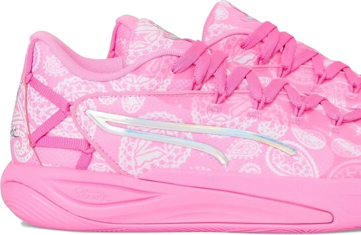PUMA Stewie Basketball Shoes Women's Basketball Shoes Pink Pixel/White : 10.5 B - Medium, Synthetic/Textile - Image 7