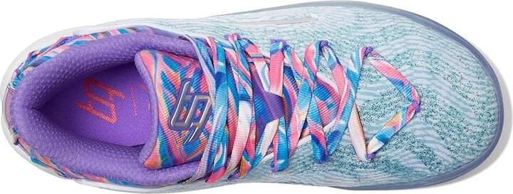 PUMA Stewie Basketball Shoes Women's Basketball Shoes Puma White/Light Aqua : 10.5 B - Medium, Synthetic/Textile - Image 2