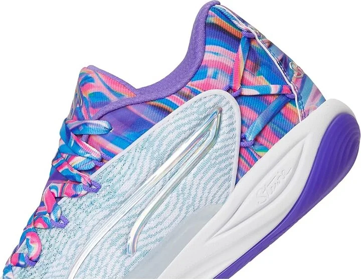 PUMA Stewie Basketball Shoes Women's Basketball Shoes Puma White/Light Aqua : 10.5 B - Medium, Synthetic/Textile - Image 7